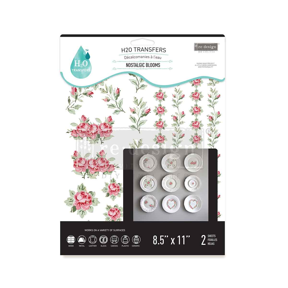 Prima Marketing Nostalgic Blooms ReDesign H2O Transfers 678241 Product View