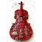 Prima Marketing Nutcracker Party ReDesign Decor Mould 672058 Christmas Musical Instrument