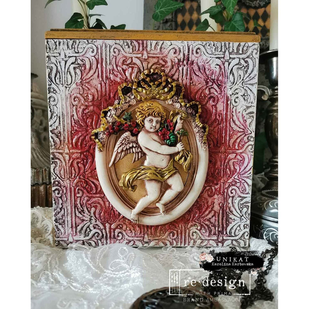 Prima Marketing Ornate Legacy ReDesign Decor Mould 679422 Angel Frame
