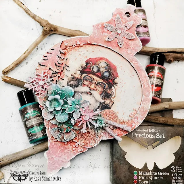 Prima Marketing Perfectly Grungy Stencils Finnabair Art Alchemy 969967 Christmas Bauble | color-code:ALT03