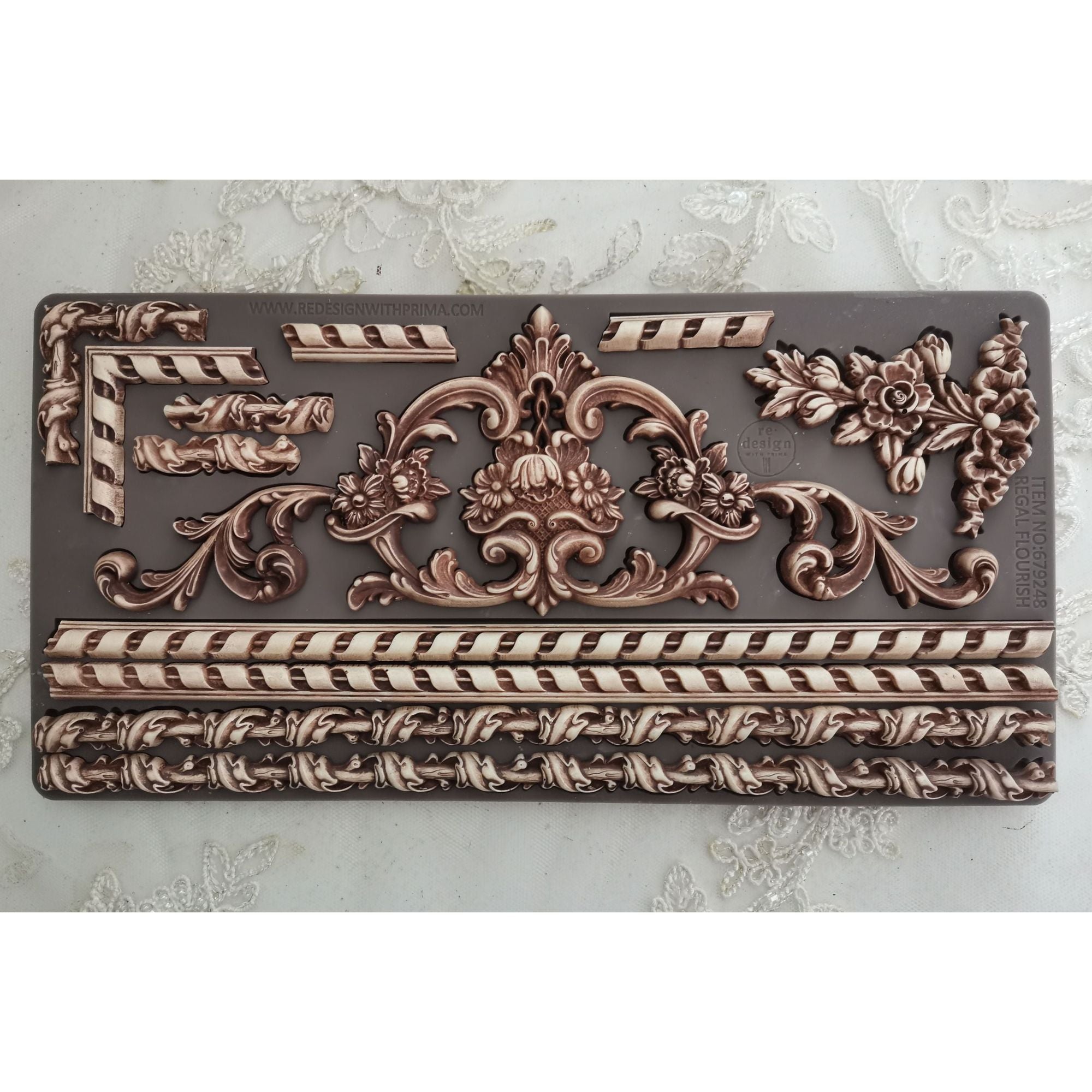 Prima Marketing Regal Flourish ReDesign Decor Mould 679248 Detailed Image