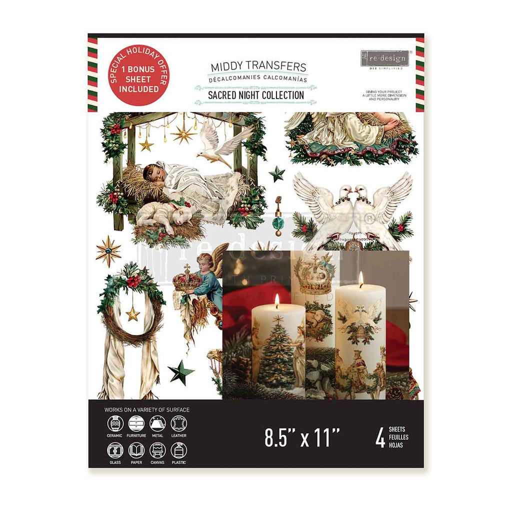 Prima Marketing Sacred Night ReDesign Middy Transfers 678029 Packaging Image