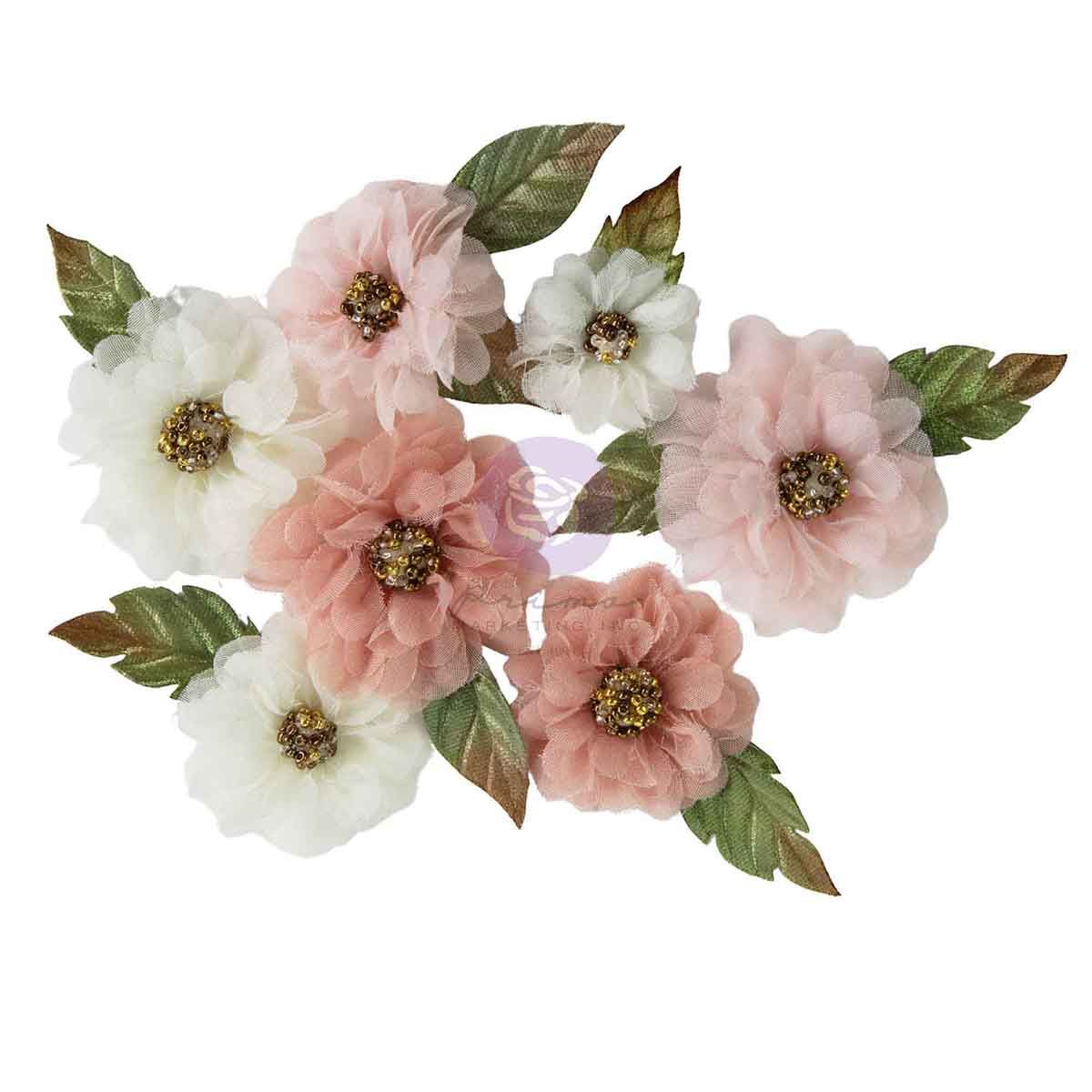 Prima Marketing Sheer Beauties Buttons And Keepsakes Flowers 684761 Floral Image