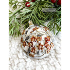 Prima Marketing Shimmering Holiday Ornaments ReDesign Decor Mould 677664 Floral Christmas Decoration