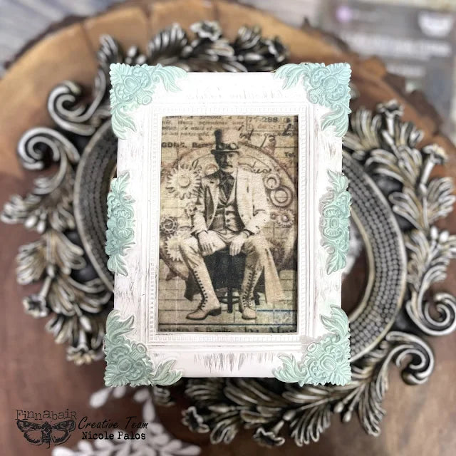 Prima Marketing Steam And Frost Finnabair A3 Decoupage 951467 Steampunk Frame | color-code:ALT02