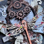 Prima Marketing Steampunk Art Ingredients Metal Flakes 968861 Steampunk Fly Layout | color-code:ALT02