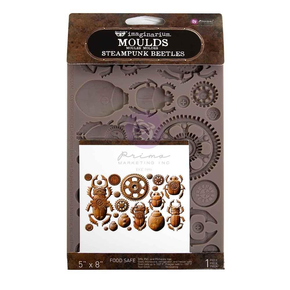 Prima Marketing Steampunk Beetles Finnabair Mould 951436