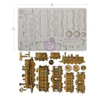 Prima Marketing Steampunk Express Finnabair Mould 951580