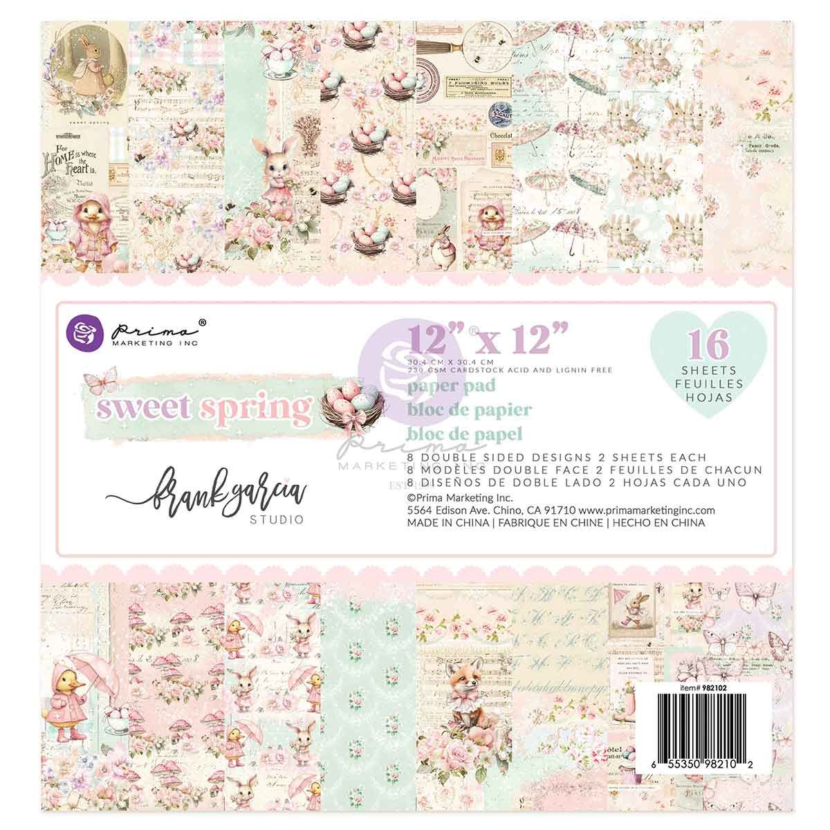 Prima Marketing Sweet Spring 12 x 12 Paper Pad 982102