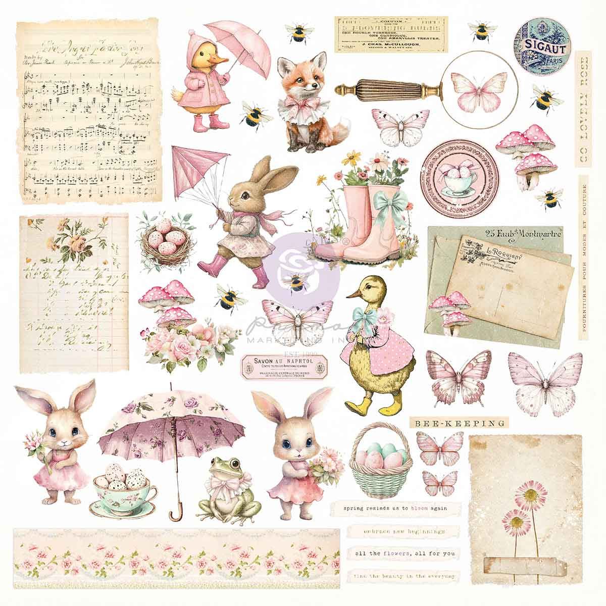 Prima Marketing Sweet Spring Ephemera 982157