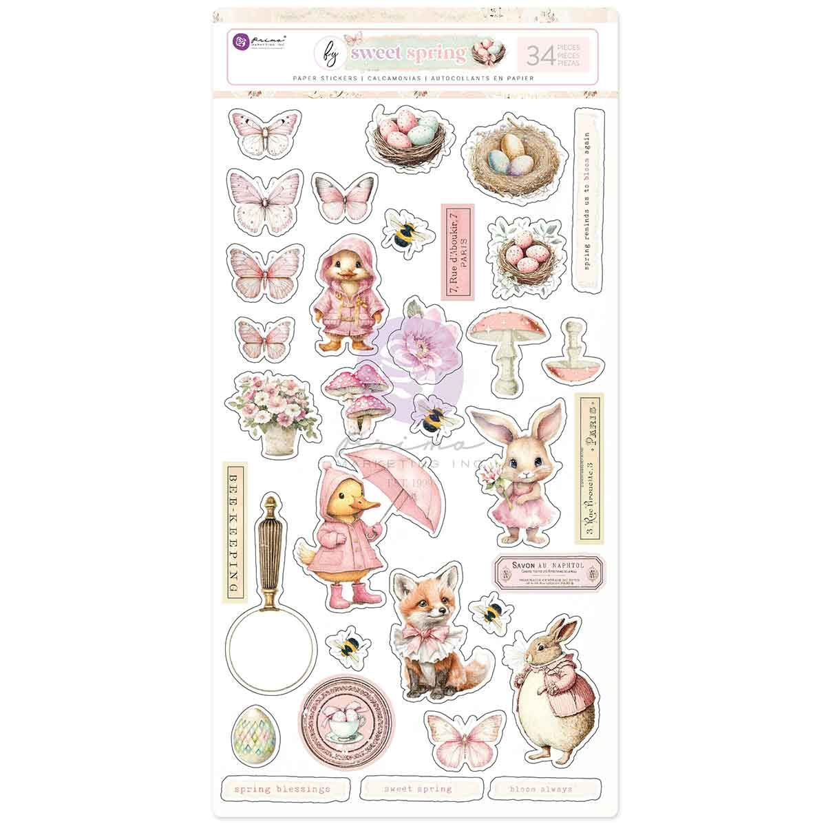 Prima Marketing Sweet Spring Stickers 982171