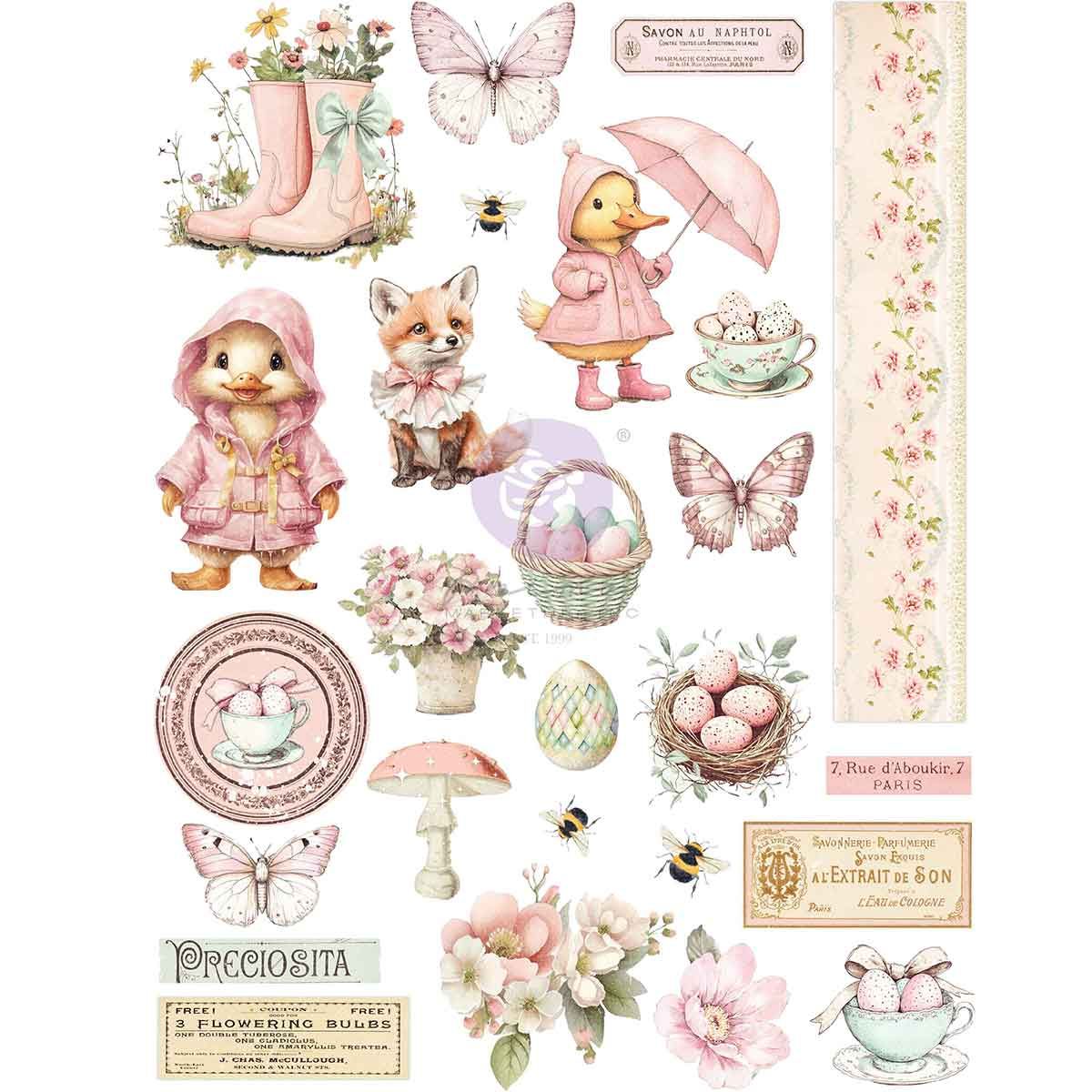 Prima Marketing Sweet Spring Transfer Sheet 982201