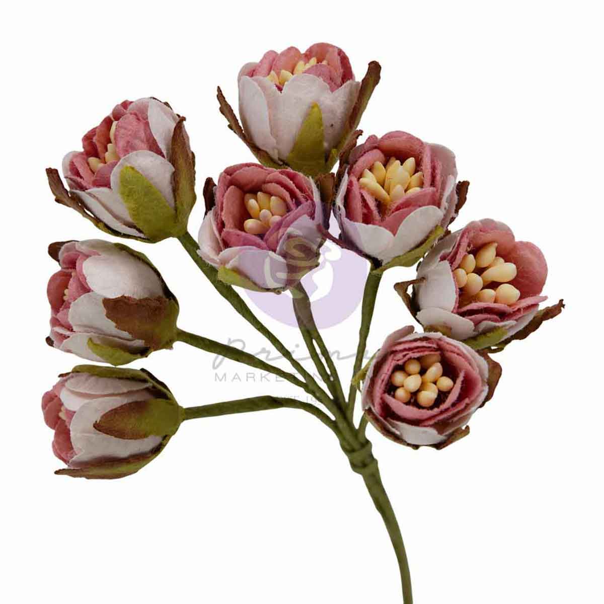 Prima Marketing Tattered Millinery Buttons And Keepsakes Flowers 684747