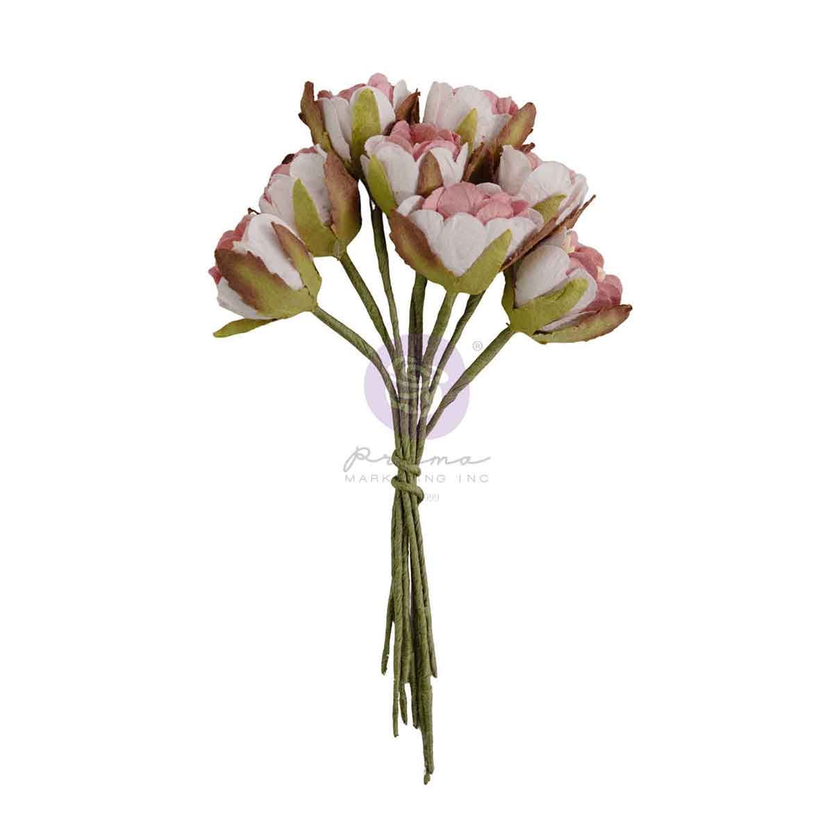 Prima Marketing Tattered Millinery Buttons And Keepsakes Flowers 684747 Bouquet
