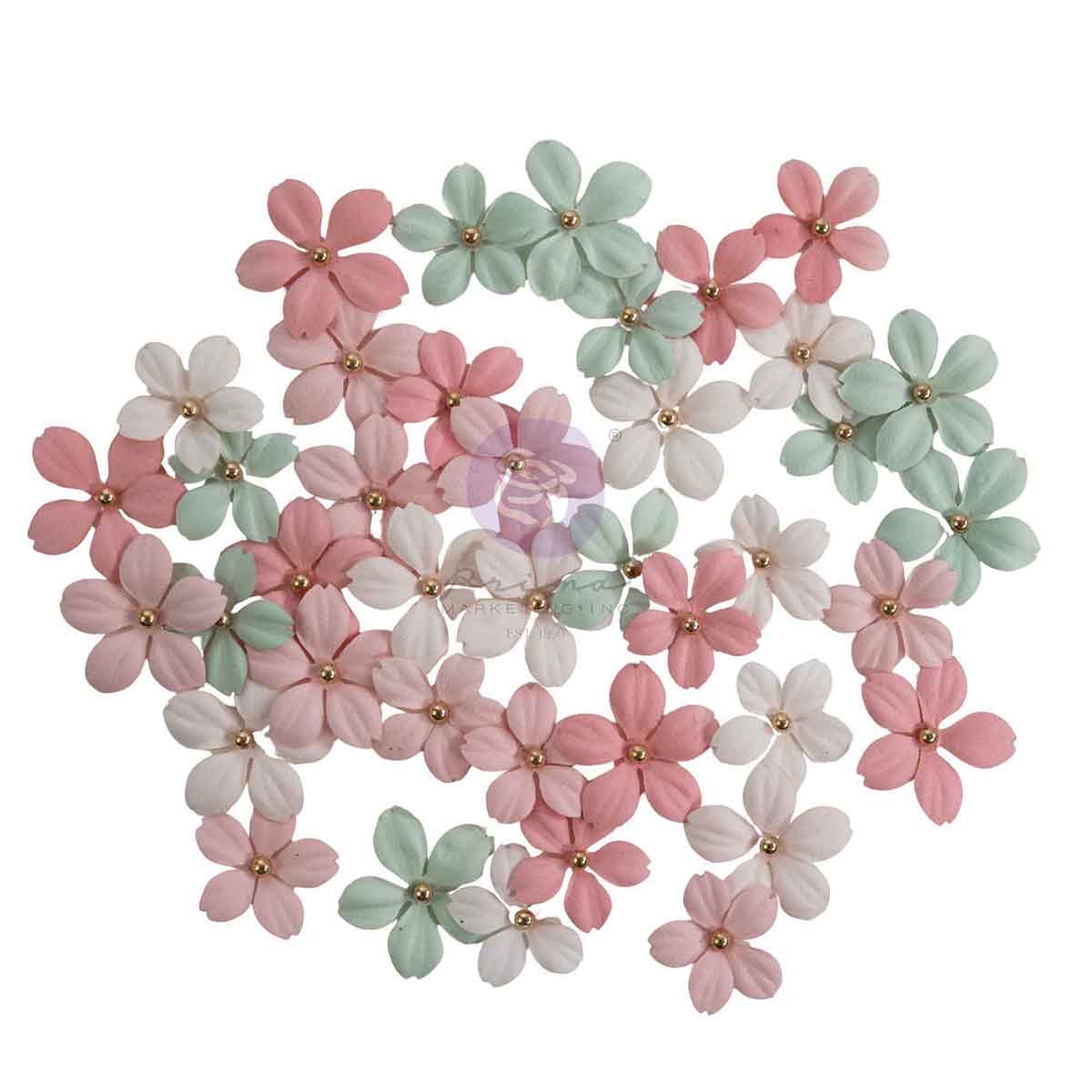 Prima Marketing Tender Florals Buttons And Keepsakes Flowers 684716