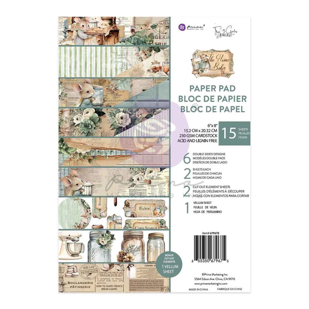 Prima Marketing The Home Baker 6 x 8 Paper Pad 679675