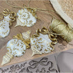 Prima Marketing Timeless Ties ReDesign Decor Mould 679125 Gold Ornaments