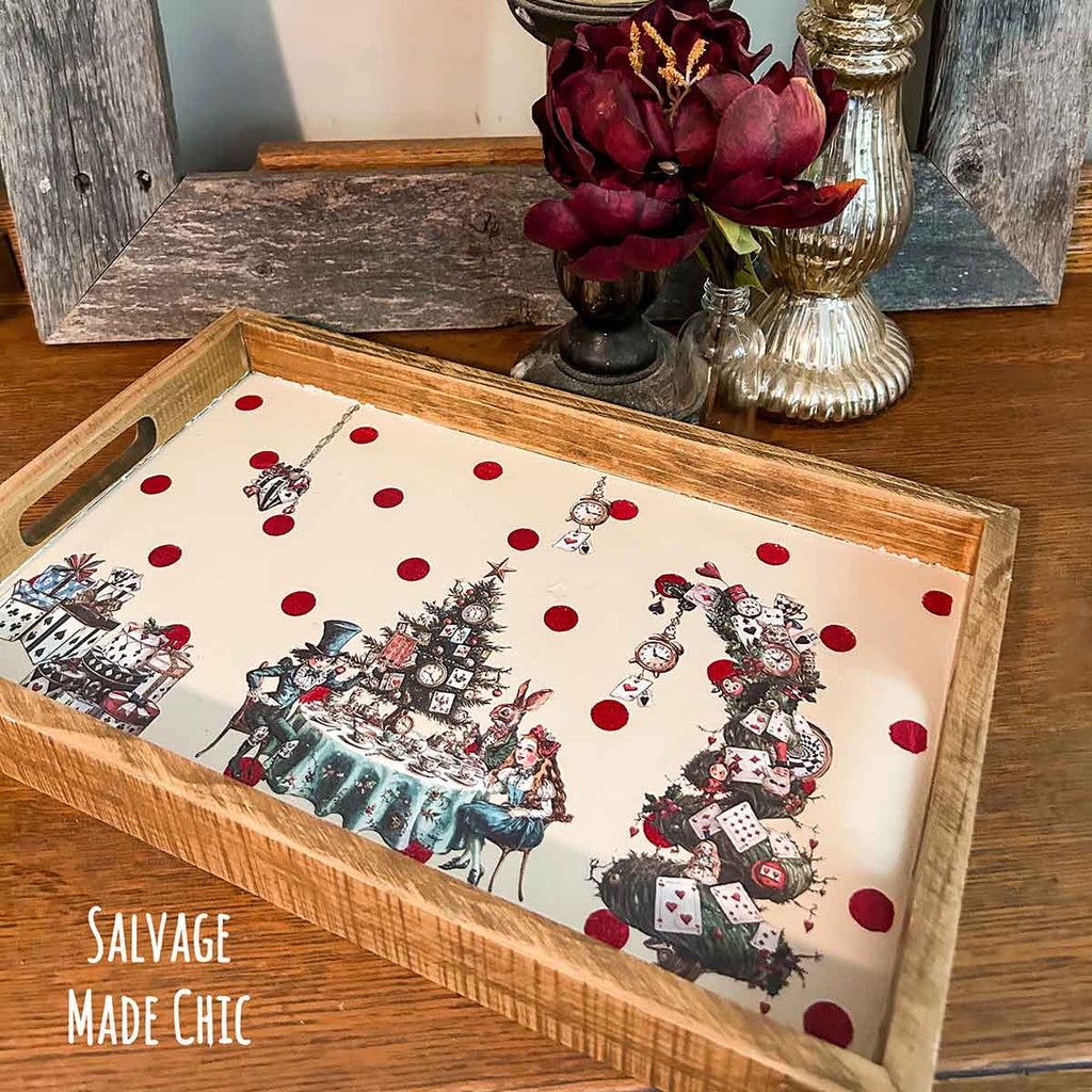 Prima Marketing Whimsical Holiday Dreams ReDesign Middy Transfers 676643 Christmas Tray