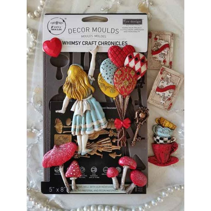 Prima Marketing Whimsy Craft Chronicles ReDesign Decor Mould 672447 Storybook Images