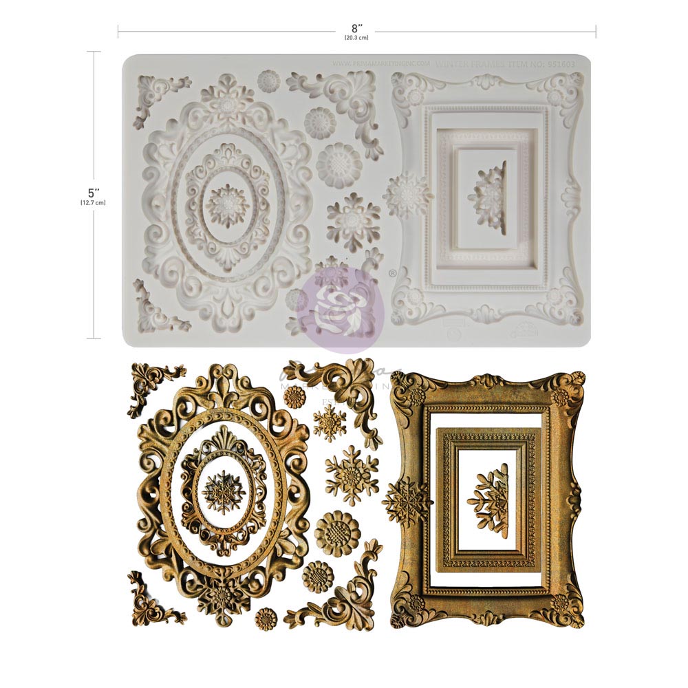 Prima Marketing Winter Frames Finnabair Mould 951603