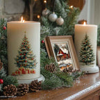 Prima Marketing Yuletide Nostalgia ReDesign Middy Transfers 677992 Christmas Candles