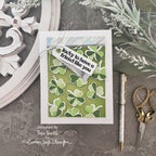Simon Says Clear Stamps Printmaking Clovers 2372msc Beautiful Moments St. Patrick's Day Card