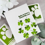 Simon Says Clear Stamps Printmaking Clovers 2372msc Beautiful Moments St. Patrick's Day Card