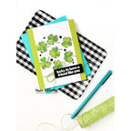 Simon Says Clear Stamps Printmaking Clovers 2372msc Beautiful Moments St. Patrick's Day Card