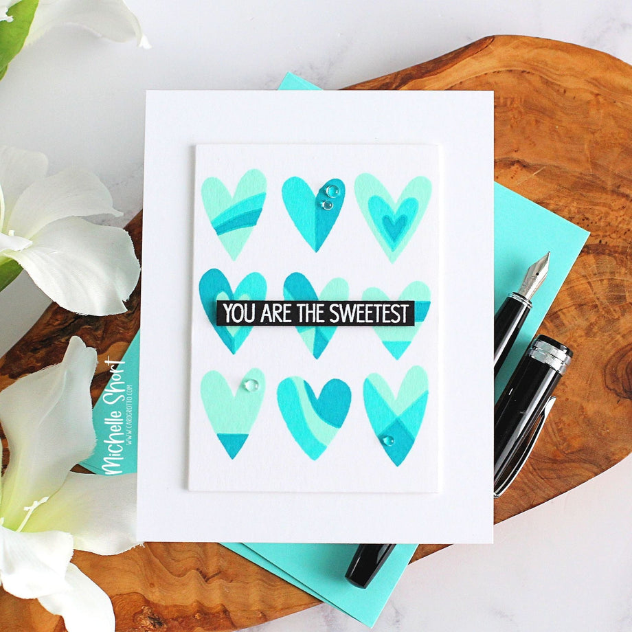 Simon Says Clear Stamps Printmaking Hearts 2023msc Sweetheart