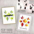 Simon Says Stamps and Dies Printmaking Leaves set1082pl Sugar and Spice Leaf Cards | color-code:ALT04
