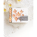 Simon Says Stamp Printmaking Leaves Wafer Dies 1411mdc Sugar and Spice and Thanks Card | color-code:ALT04