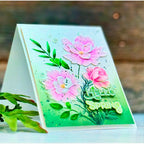 Simon Says Stamp Embossing Folder and Cutting Dies Pristine Blooms sfd423 Favorite Things Spring Card