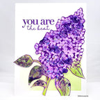 Simon Says Stamp Pristine Lilac Wafer Die sd474 You Are My Favorite You Are the Best Card