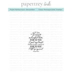 Papertrey Ink Psalm Reflections December Clear Stamp 1556
