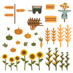 Honey Bee Farmhouse Fields Pumpkin Patch Add-On Dies hbds-ffppao