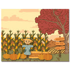 Honey Bee Farmhouse Fields Pumpkin Patch Add-On Dies hbds-ffppao Scene Sample