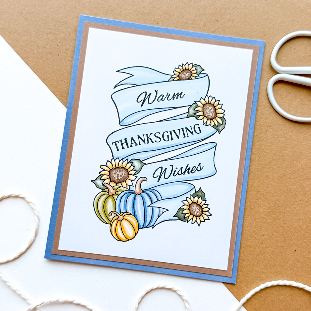 Simon Says Clear Stamps Pumpkin Blessings 2266ssc STAMPtember Thanksgiving Card | color-code:ALT03