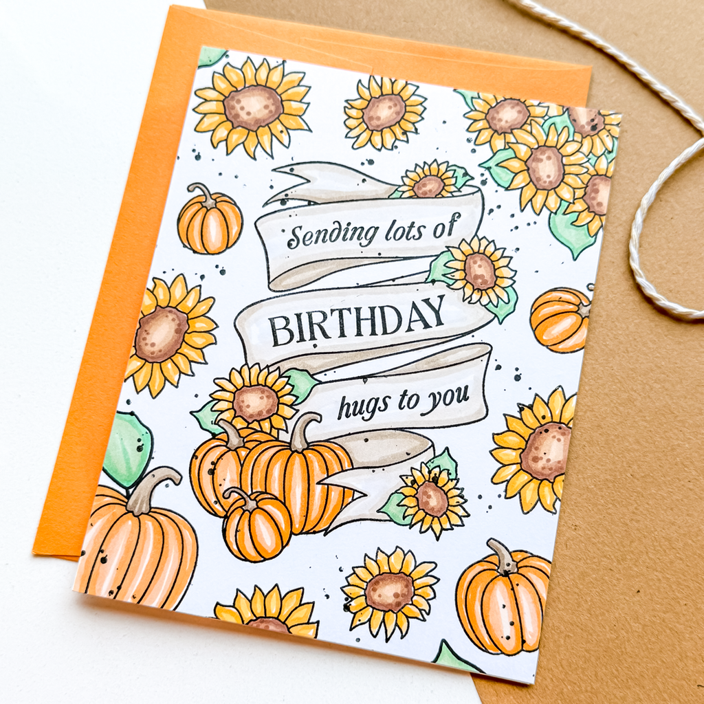 Simon Says Clear Stamps Pumpkin Blessings 2266ssc STAMPtember Birthday Card | color-code:ALT04