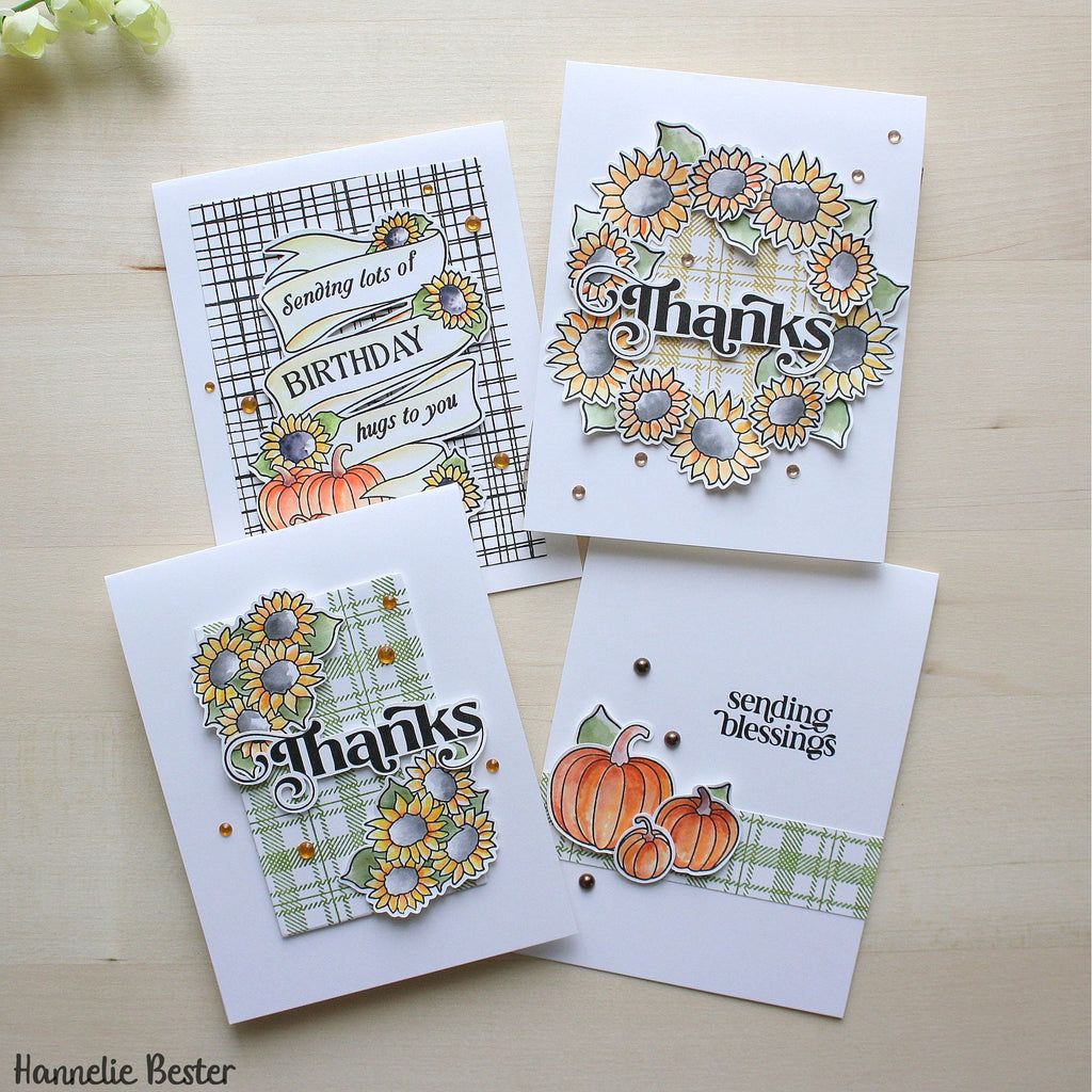 Simon Says Clear Stamps Pumpkin Blessings 2266ssc STAMPtember Card Set | color-code:ALT05