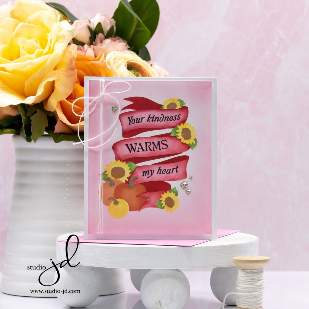 Simon Says Clear Stamps Pumpkin Blessings 2266ssc STAMPtember Thank You Card | color-code:ALT08