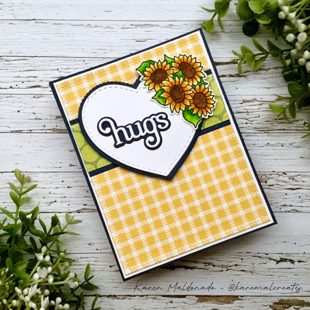 Simon Says Clear Stamps Pumpkin Blessings 2266ssc STAMPtember Hugs Card