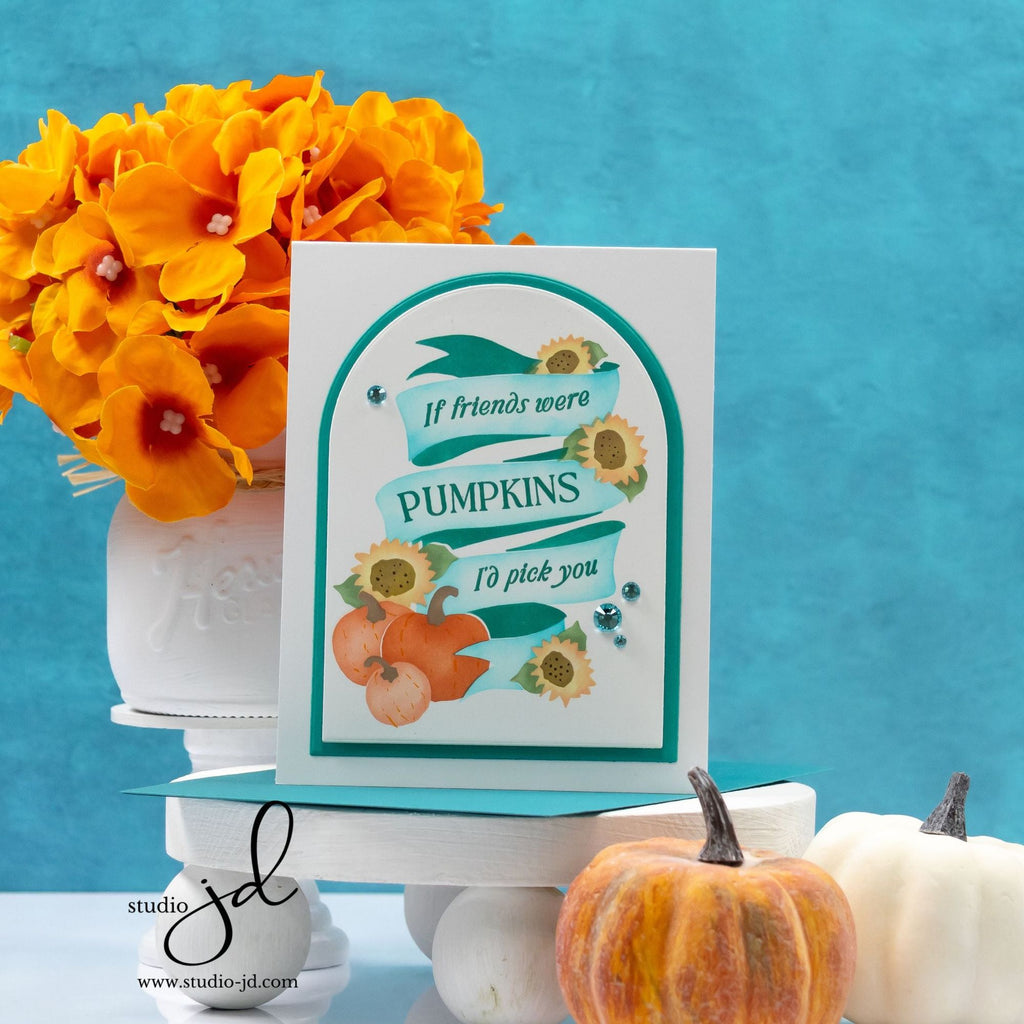 Simon Says Stamps and Dies Pumpkin Blessings set1050pb STAMPtember Friend Card | color-code:ALT03
