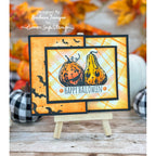 Tim Holtz Pumpkinhead Stamps with Simon Says Stamp Dies Bundle setph25 Halloween Card | color-code:ALT03