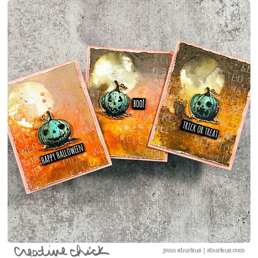 Simon Says Stamp Pumpkinhead Wafer Dies 309sss Halloween Cards | color-code:ALT04