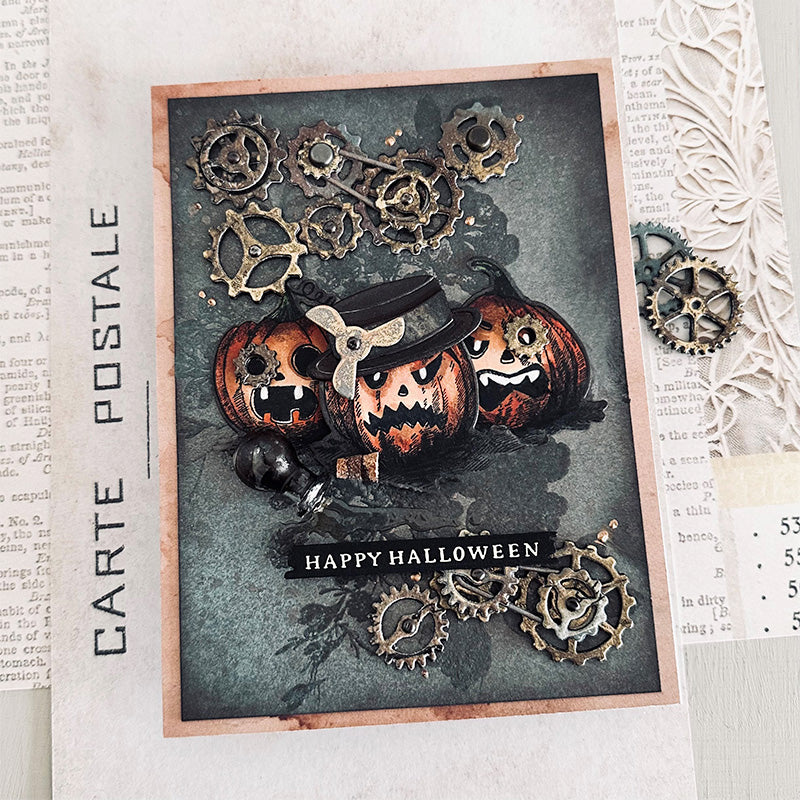 Simon Says Stamp Pumpkinhead Wafer Dies 309sss Halloween Card
