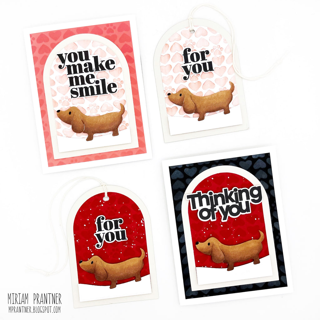 Simon Says Stamp Stencil Puppy Love 1011st Smitten Pet Cards and Tags | color-code:ALT01