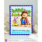 Purple Onion Designs Beach Besties Unmounted Cling Stamp pod5085 Summer Vacation Card