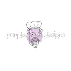 Purple Onion Designs Breanna Unmounted Cling Stamp pod1415