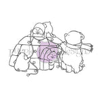 Purple Onion Designs Christmas Igloo Unmounted Cling Stamp pod5033