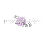 Purple Onion Designs Cuddles Unmounted Cling Stamp pod6012